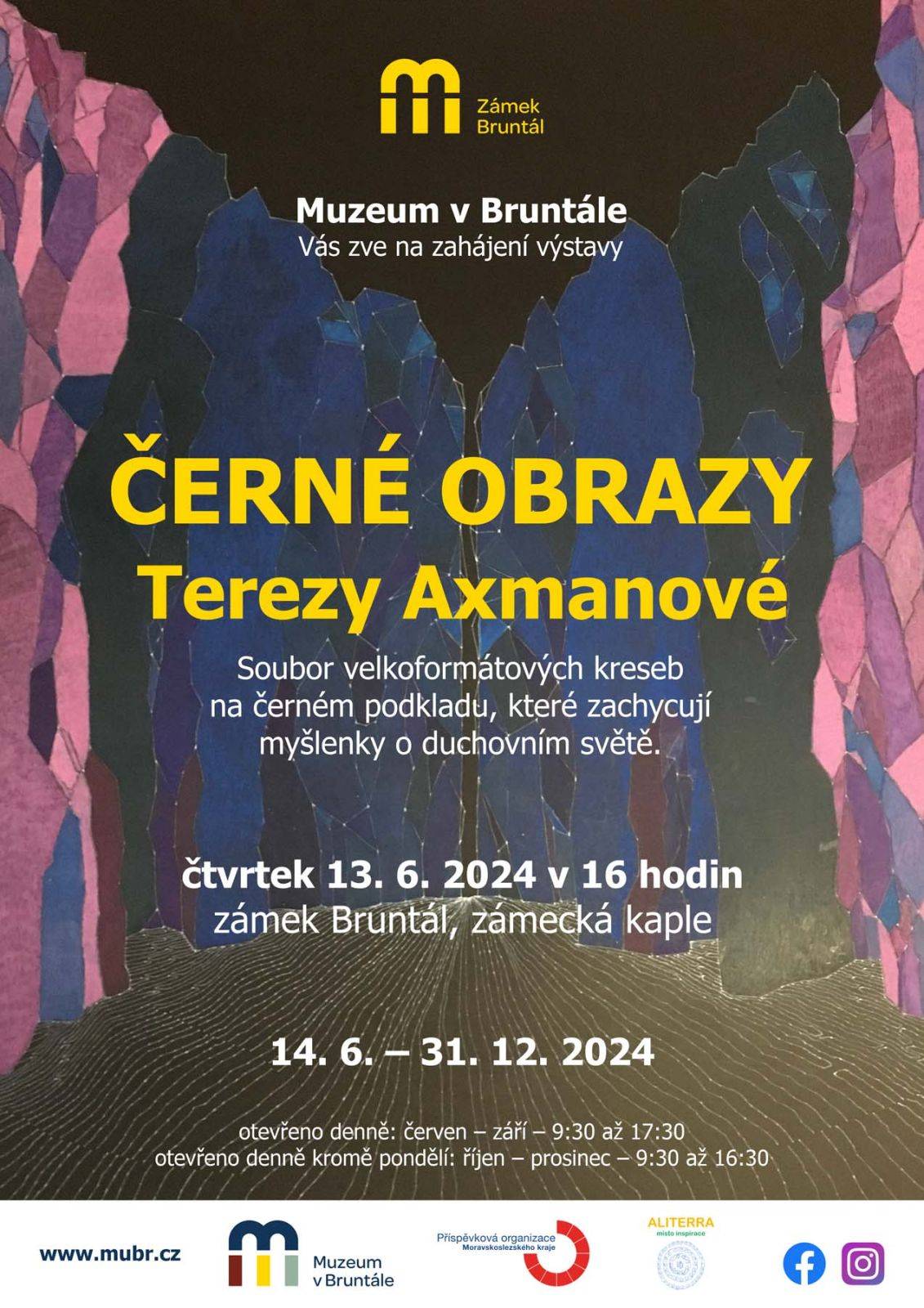 Černé obrazy Terezy Axmanové