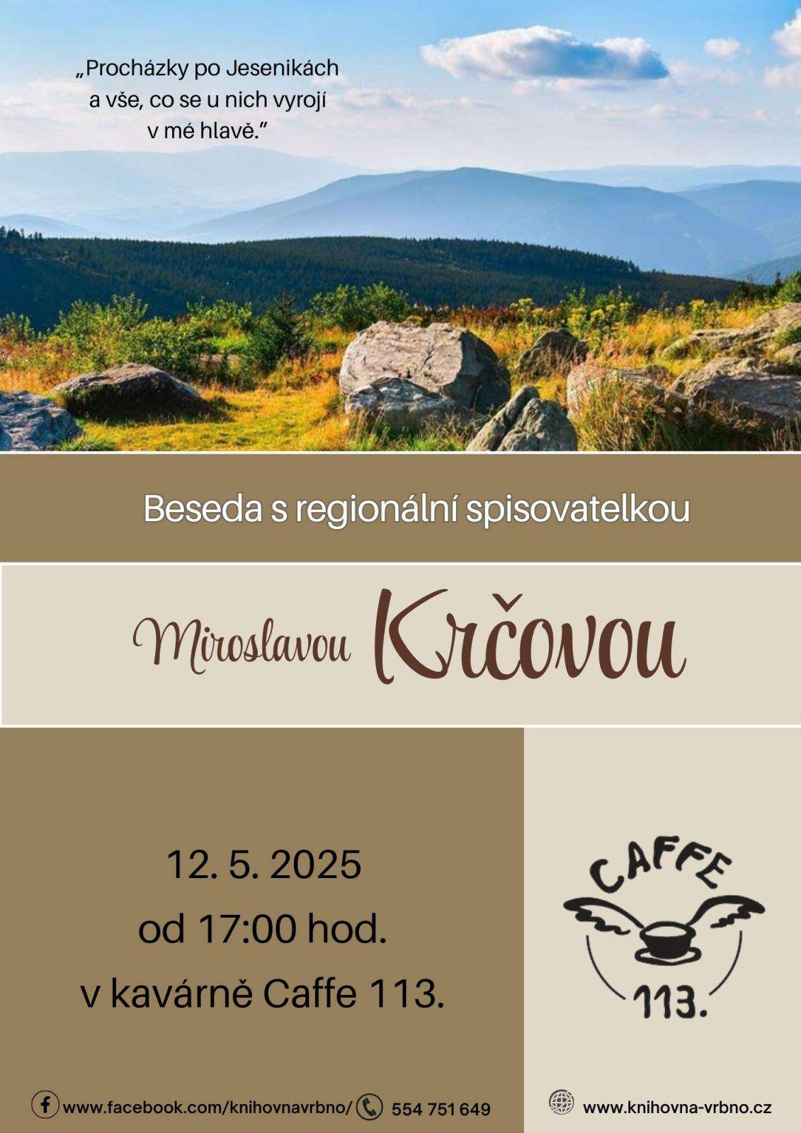 Beseda s Miroslavou Krčovou