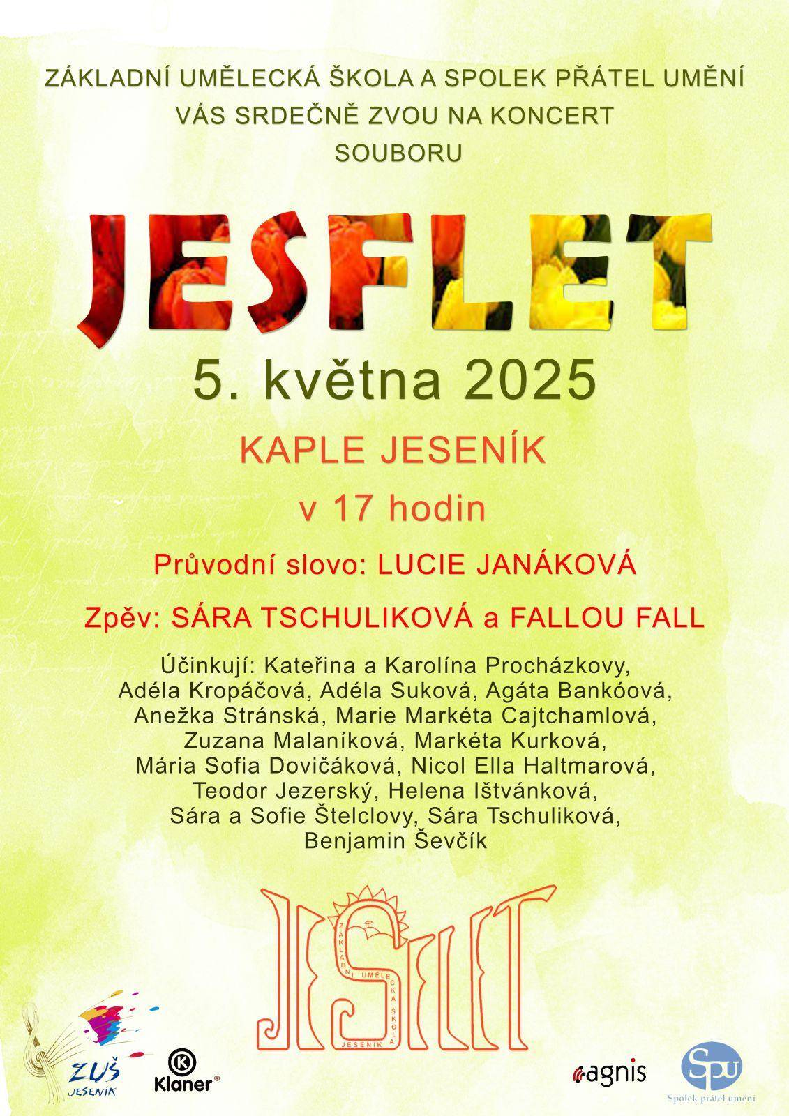 Koncert souboru Jesflet