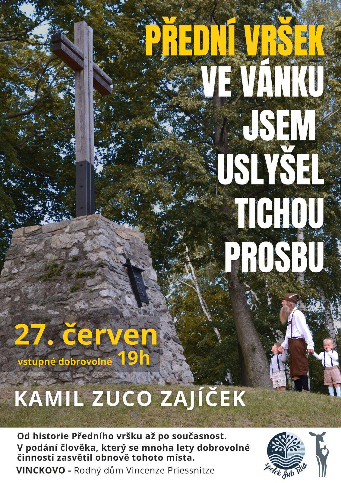 Kamil Zuco Zajíček - Ve vánku jsem uslyšel tichou prosbu (Akce zrušena)