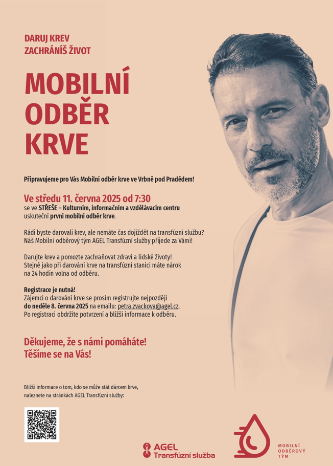 Mobilní odběr krve ve STŘEŠE