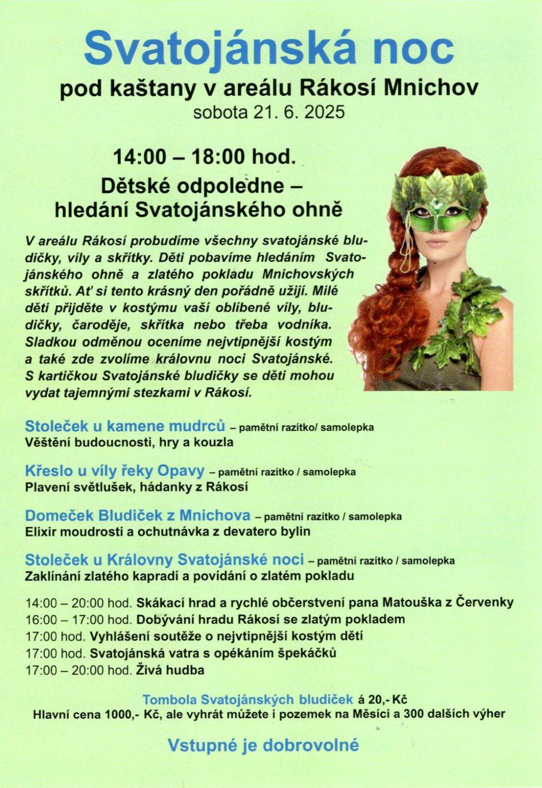 Svatojánská noc pod kaštany v Mnichově