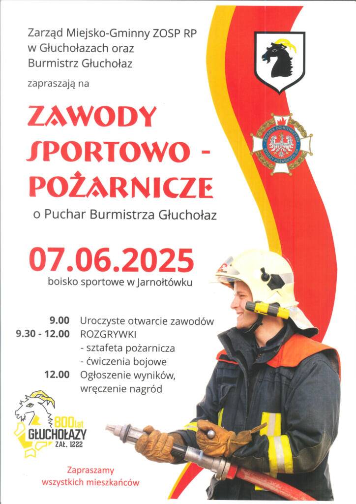 ZAWODY SPORTOWO-POŻARNICZE o Puchar Burmistrza Głuchołaz