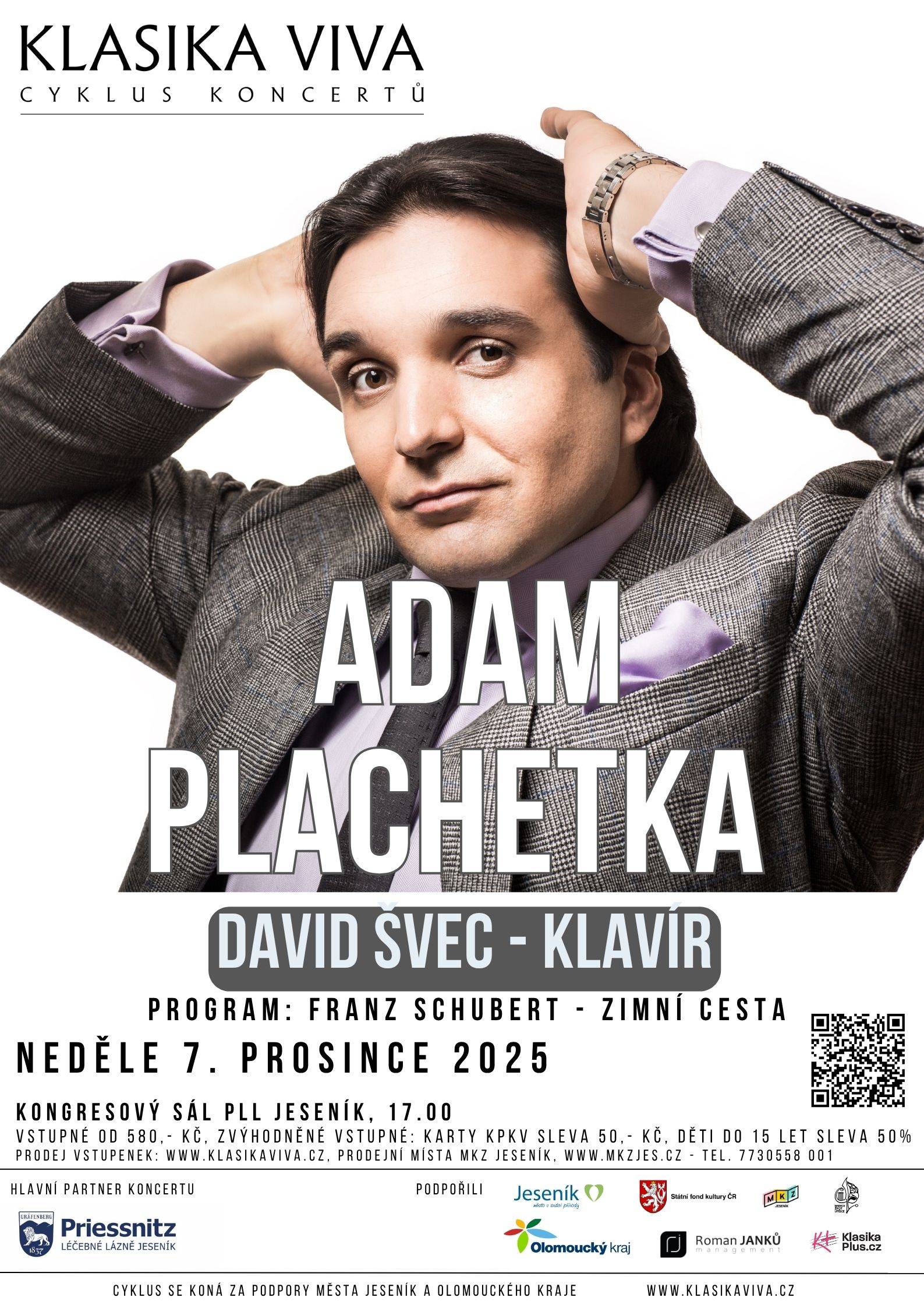 Klasika Viva: ADAM PLACHETKA (baryton), DAVID ŠVEC (klavír)