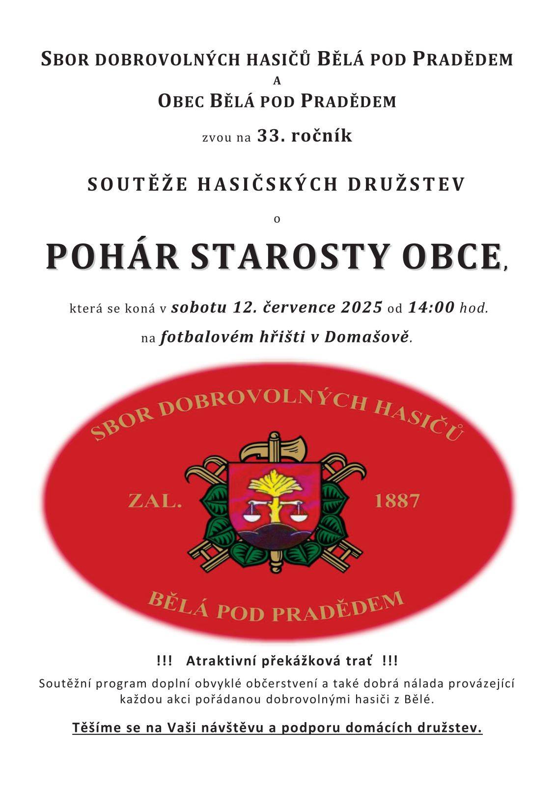 SOUTĚŽ HASIČSKÝCH DRUŽSTEV
