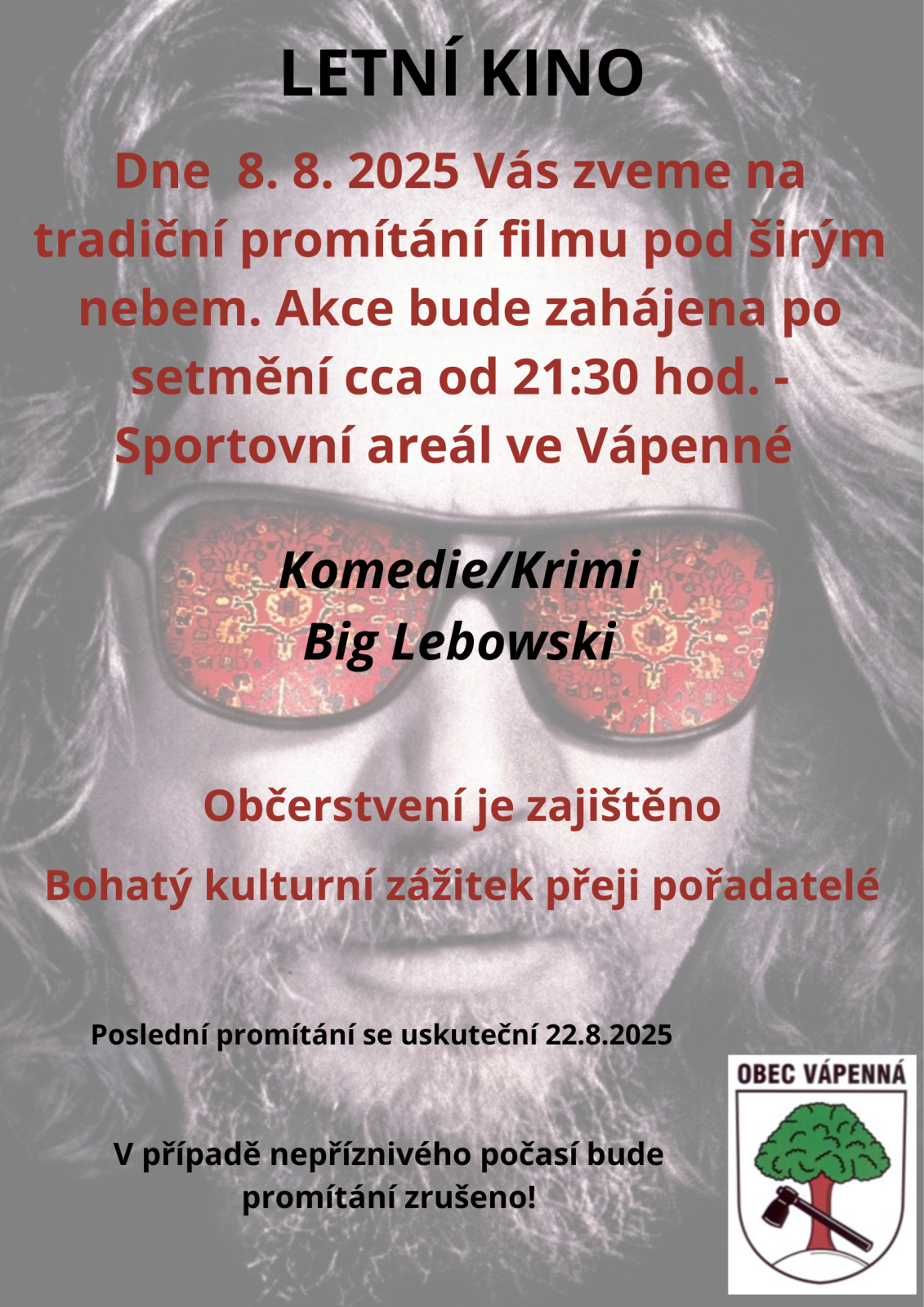 Letní kino - Big Lebowski