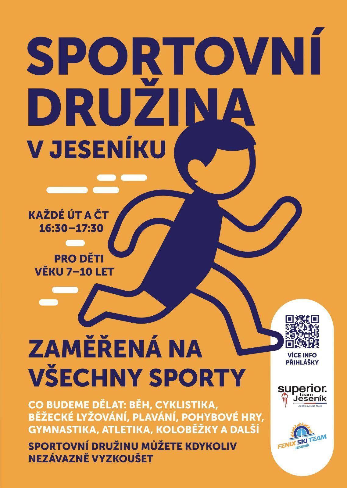 POZVÁNKA DO SPORTOVNÍ DRUŽINY
