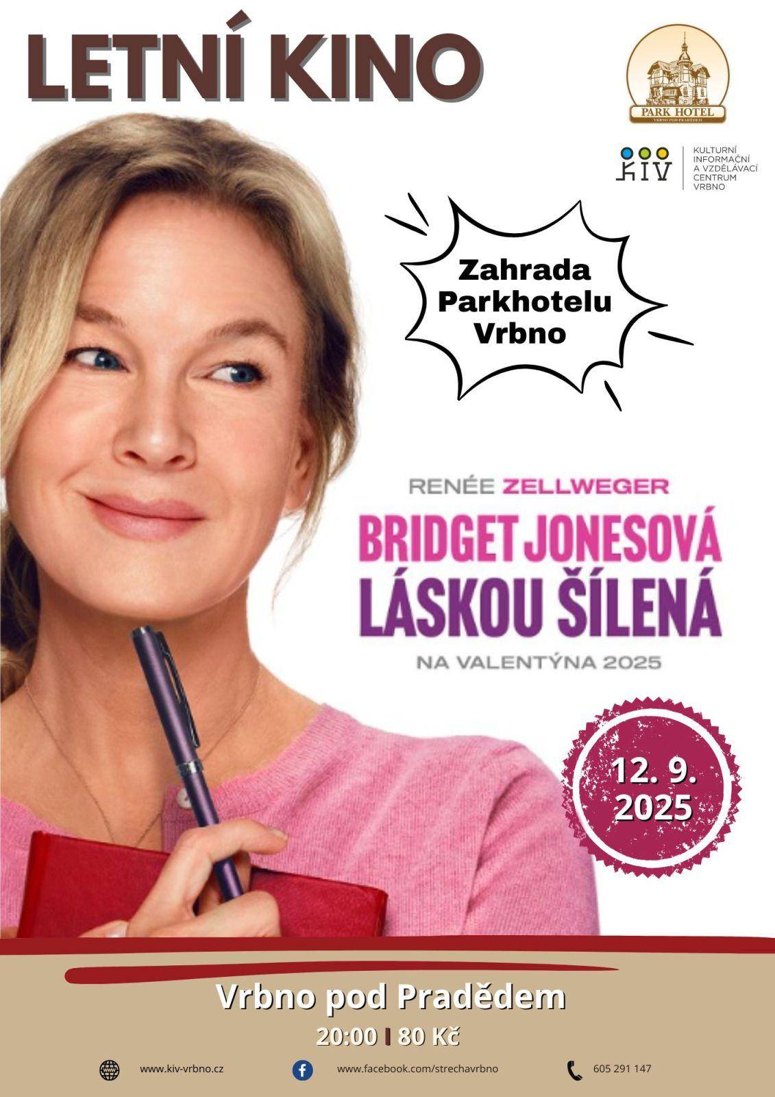 Letní kino ve Vrbně – Bridget Jonesová: Láskou šílená (2025)