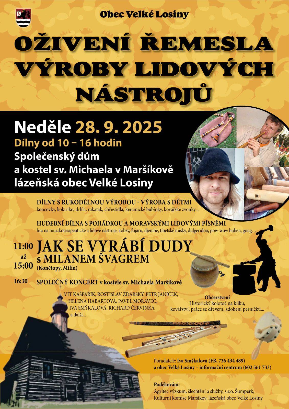 Oživení řemesla výroby hudebních lidových nástrojů