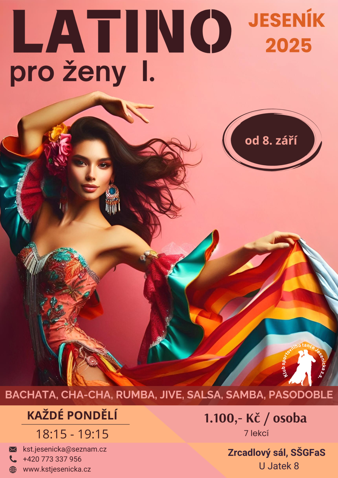 KURZ LATINO I PRO ŽENY VŠEHO VĚKU V JESENÍKU