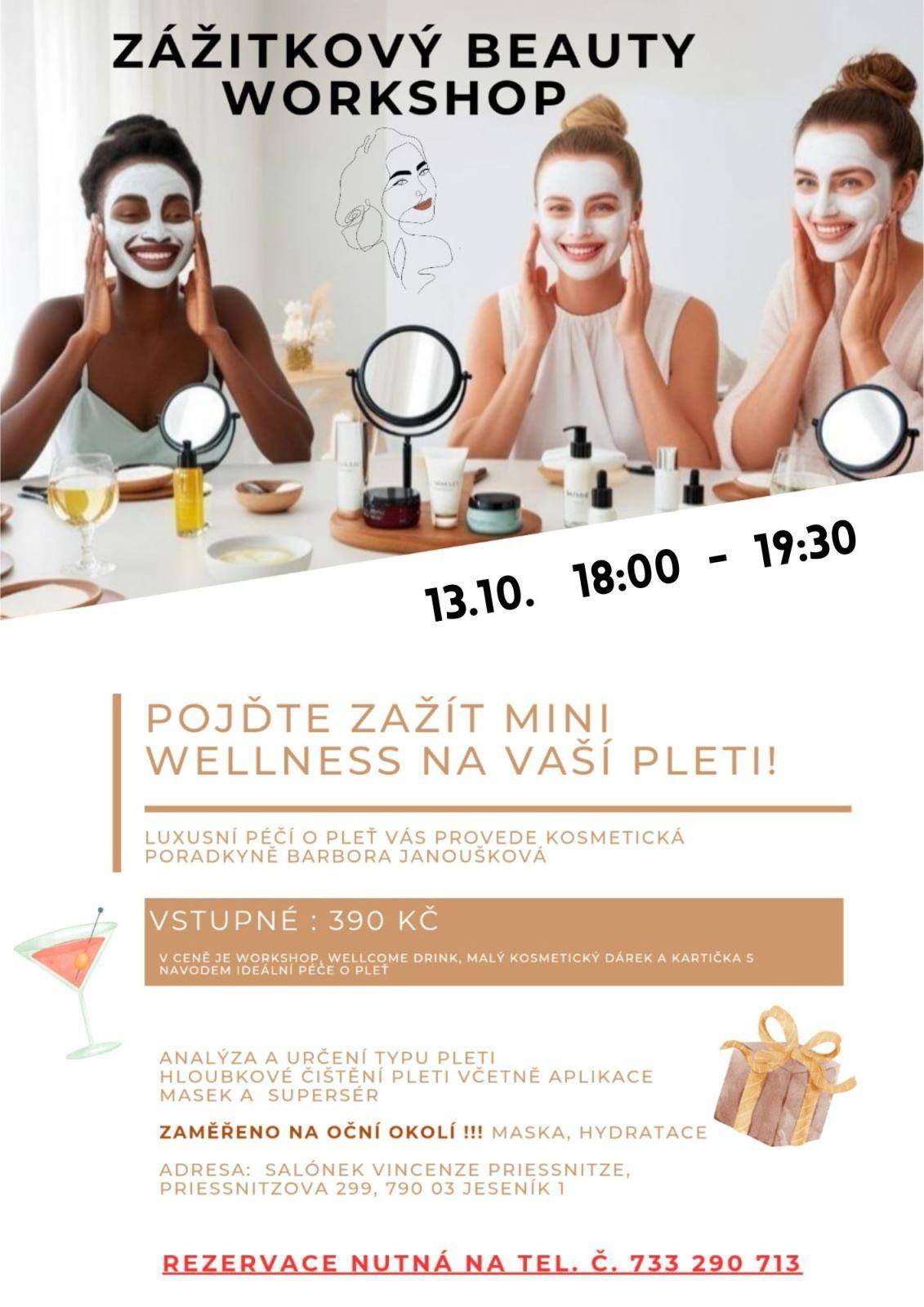ZÁŽITKOVÝ BEAUTY WORKSHOP