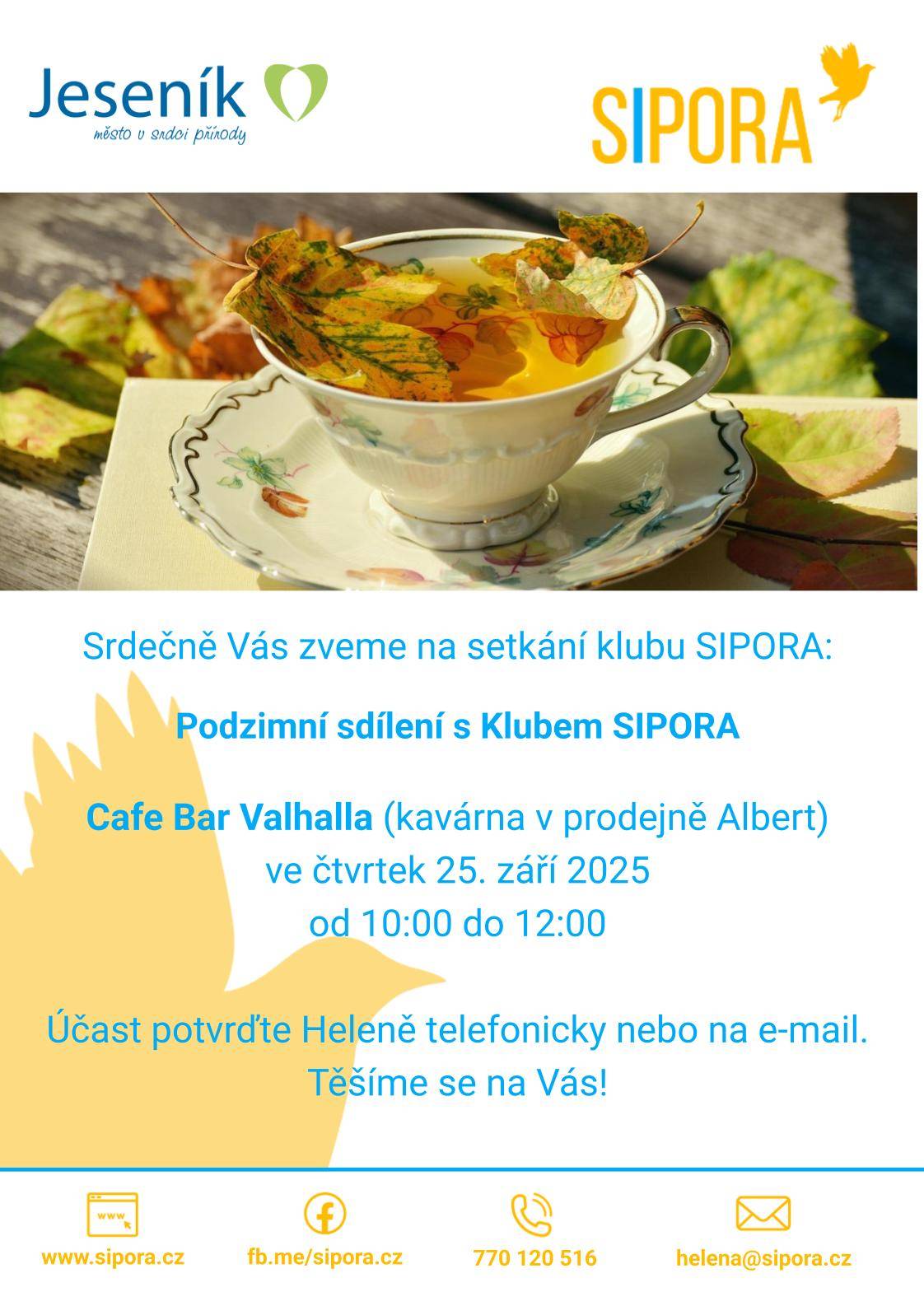 Podzimní sdílení s Klubem SIPORA