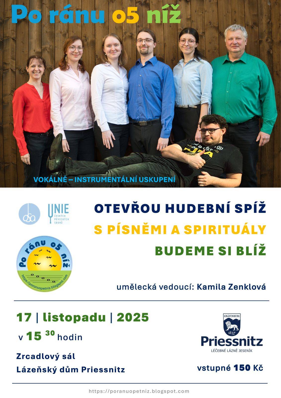 KONCERT VOKÁLNĚ-INSTRUMENTÁLNÍHO USKUPENÍ „PO RÁNU O5 NÍŽ“
