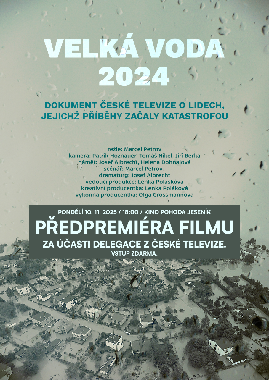 VELKÁ VODA 2024 | PŘEDPREMIÉRA ZA ÚČASTI DELEGACE Z ČT
