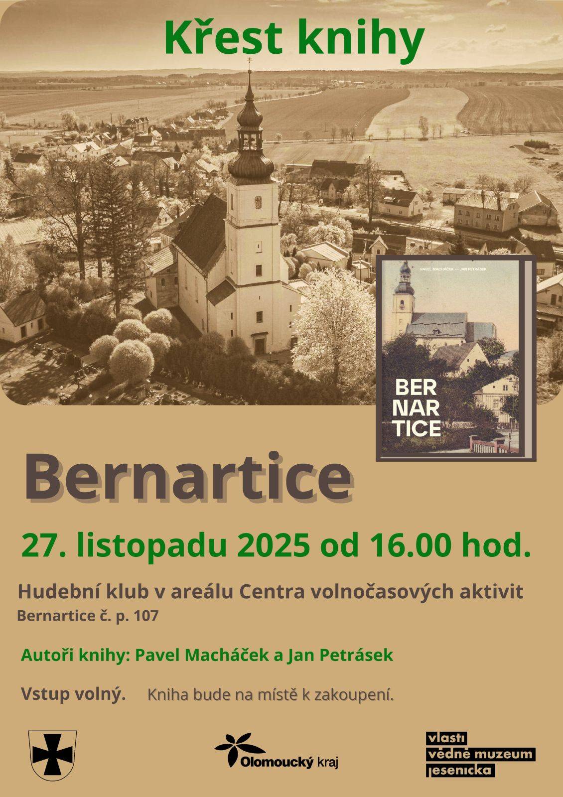 KŘEST KNIHY Bernartice