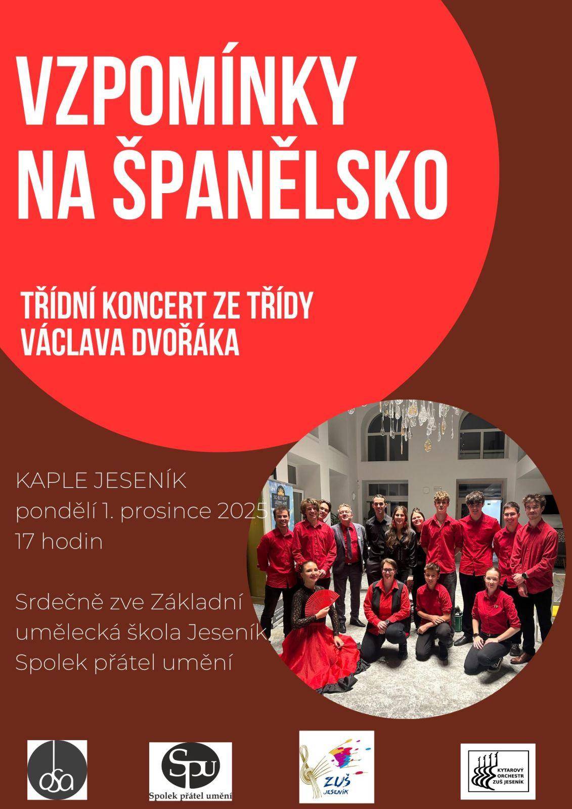 KONCERT ŽÁKŮ ZE TŘÍDY VÁCLAVA DVOŘÁKA