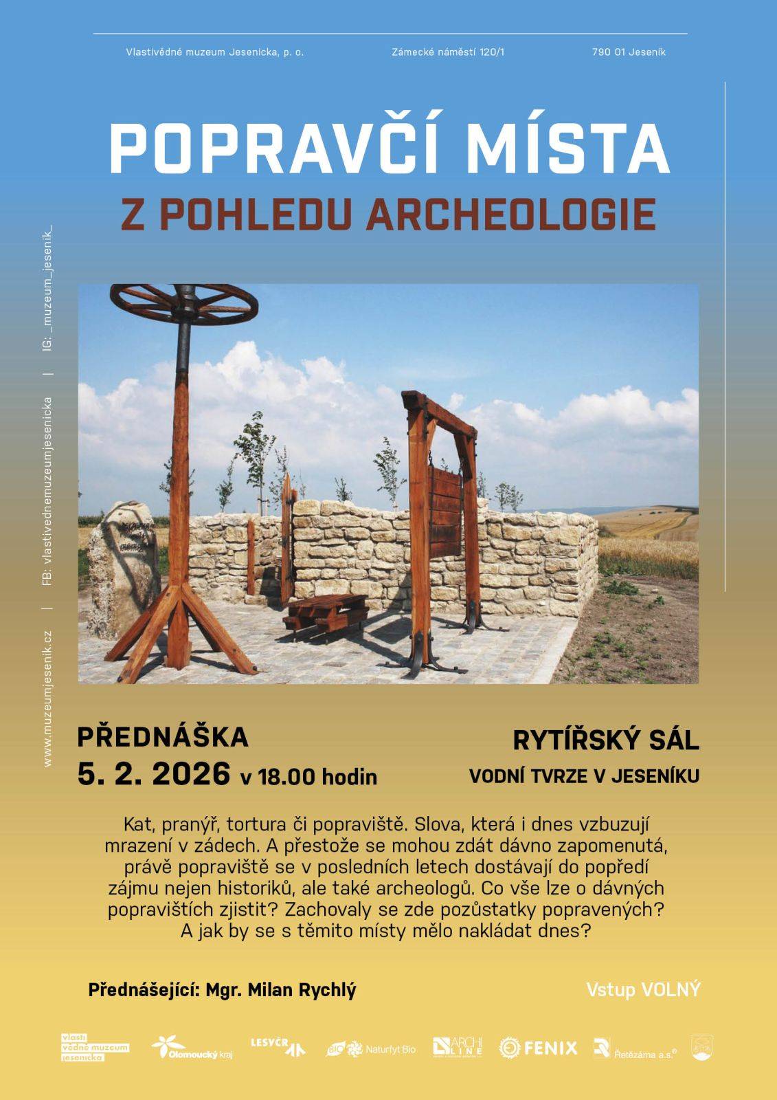 PŘEDNÁŠKA Popravčí místa z pohledu archeologie