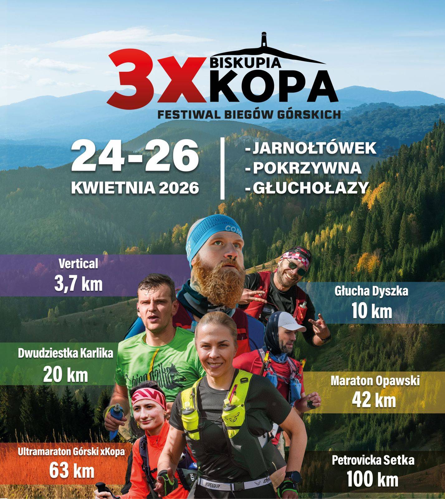 3 x KOPA Festiwal Biegów Górskich