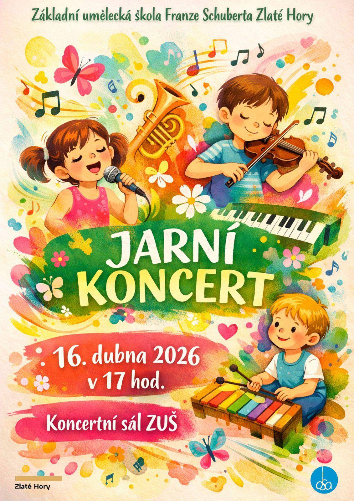 JARNÍ KONCERT ZUŠ FRANZE SCHUBERTA ZLATÉ HORY