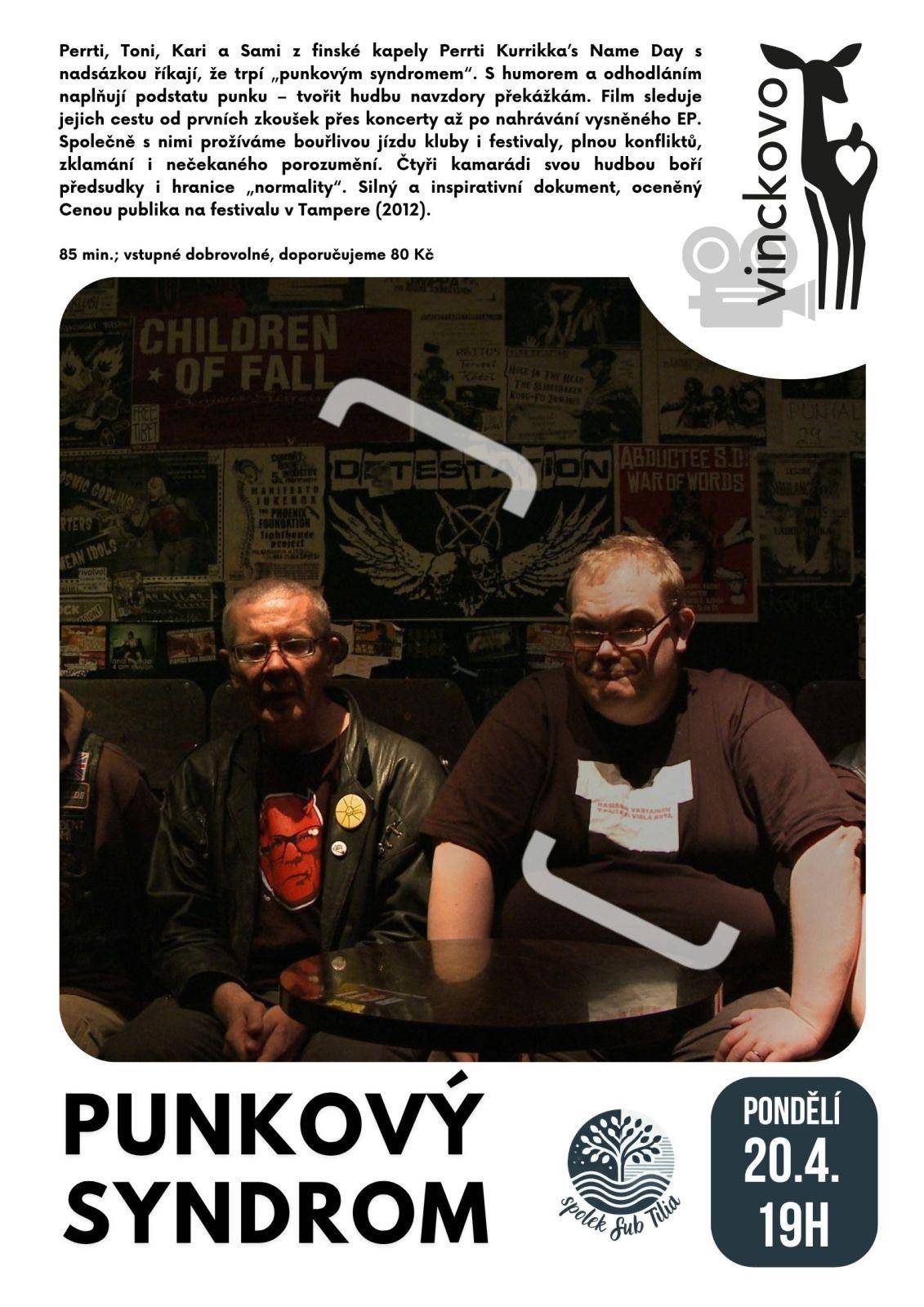 Promítání dokumentu - PUNKOVÝ SYNDROM