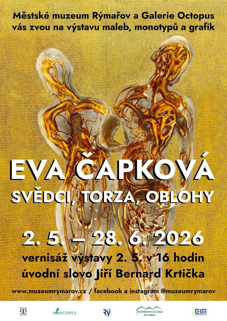 Výstava Evy Čapkové - SVĚDCI, TORZA, OBLOHY