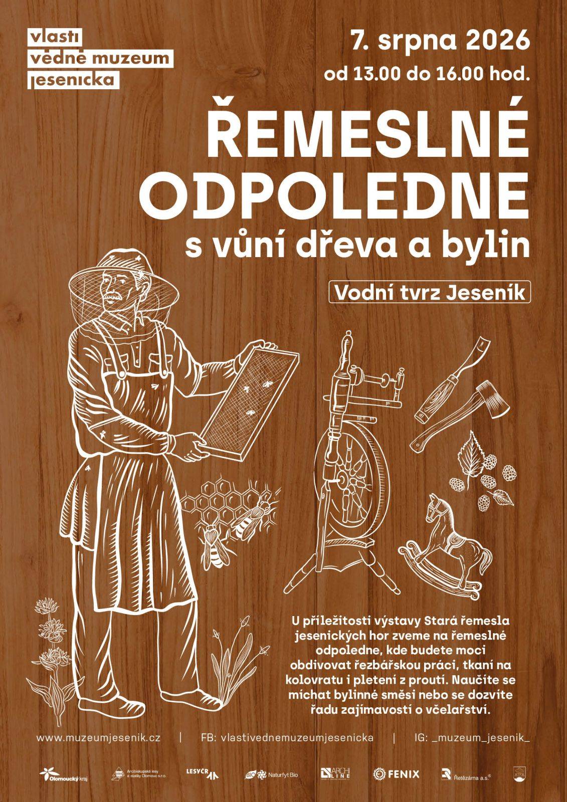 Řemeslné odpoledne s vůní dřeva a bylin