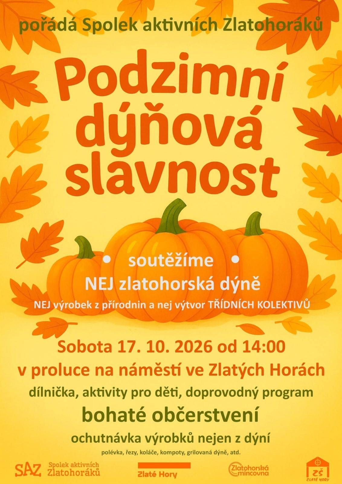 PODZIMNÍ DÝNOVÁ SLAVNOST ZLATÉ HORY