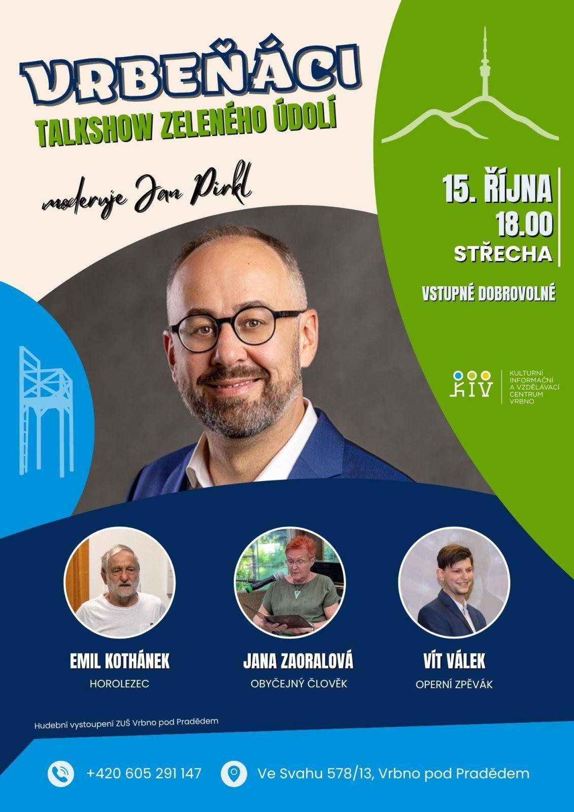 Vrbeňáci: talkshow Zeleného údolí