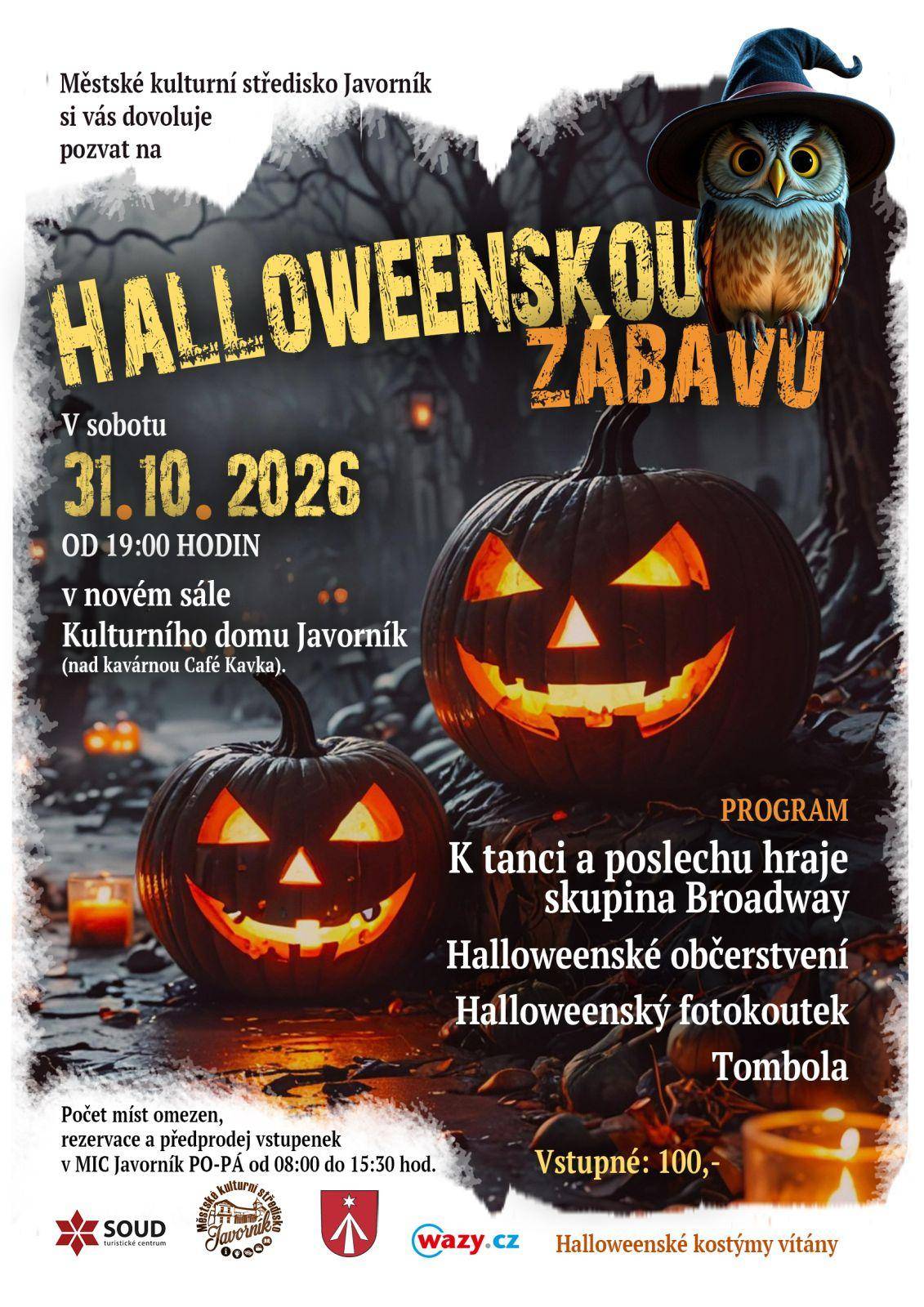 HALLOWEENSKÁ ZÁBAVA