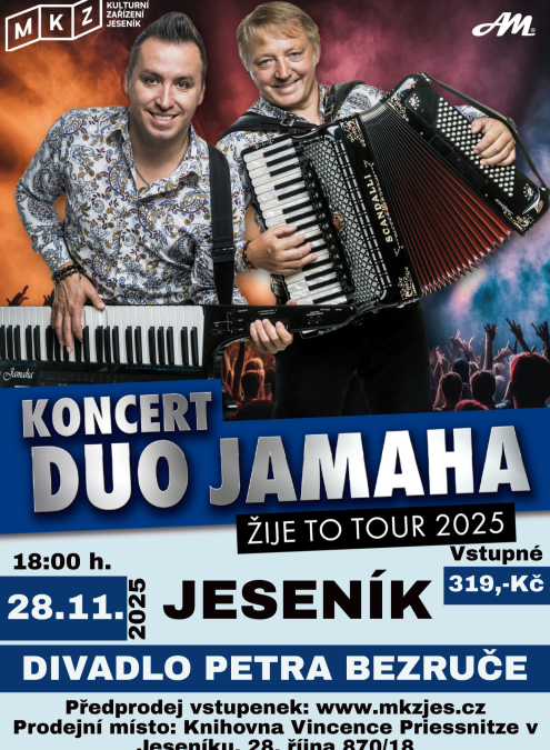 Koncert DUO JAMAHA ŽIJE TO TOUR 2025