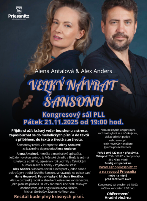 Alena Antalová & Alex Anders VELKÝ NÁVRAT ŠANSONU
