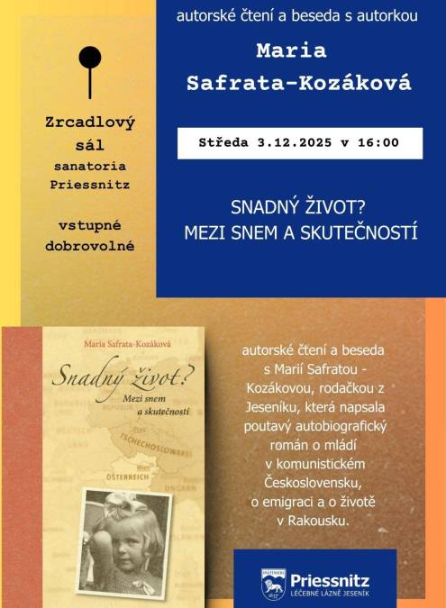 MARIA SAFRATA-KOZÁKOVÁ: SNADNÝ ŽIVOT?