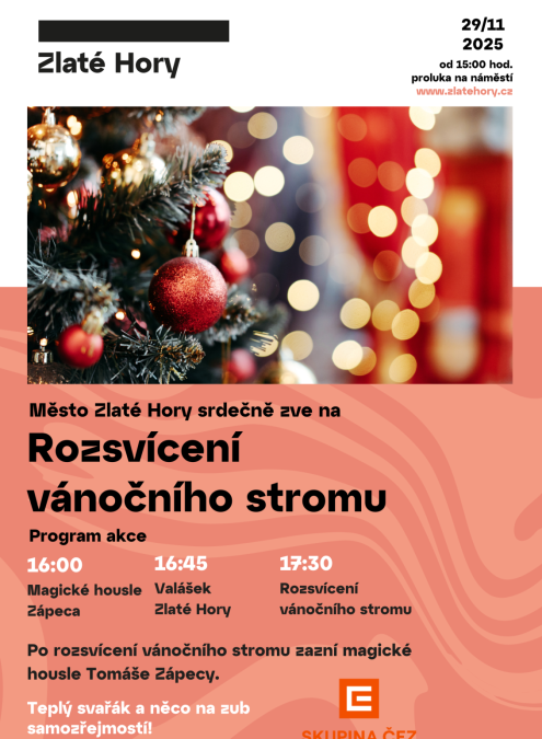 ROZSVÍCENÍ VÁNOČNÍHO STROMU