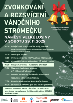 Zvonkování a Rozsvícení vánočního stromečku