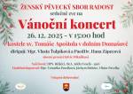 VÁNOČNÍ KONCERT ŽPS RADOST - ZMĚNA V DOLNÍM DOMAŠOVĚ!!!