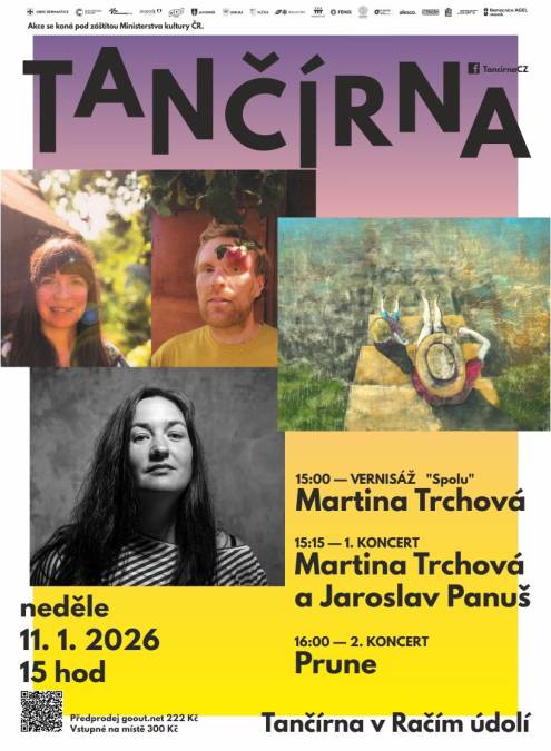 Koncert Prune a Christoffer Strandh+ Koncert Martiny Trchové a Jaroslava Panuše spojený s vernisáží obrazů Martiny Trchové