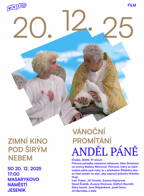 VÁNOČNÍ PROMÍTÁNÍ | ANDĚL PÁNĚ | MASARYKOVO NÁMĚSTÍ