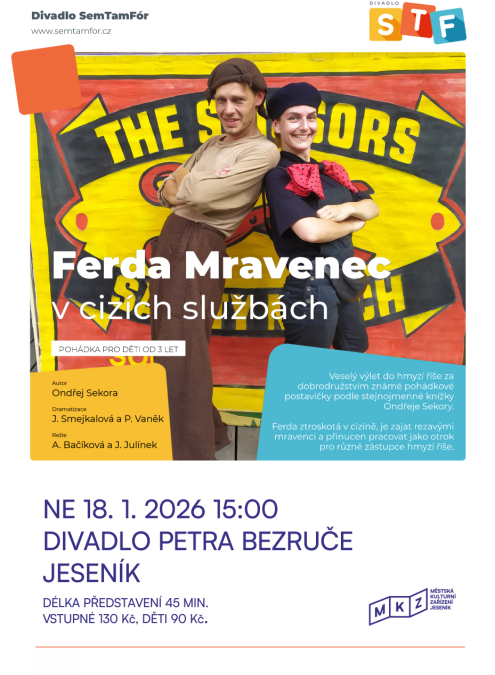 FERDA MRAVENEC V CIZÍCH SLUŽBÁCH (POHÁDKOVÁ NEDĚLE)