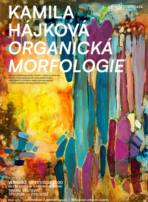 VERNISÁŽ VÝSTAVY KAMILY HÁJKOVÉ: „ORGANICKÁ MORFOLOGIE“