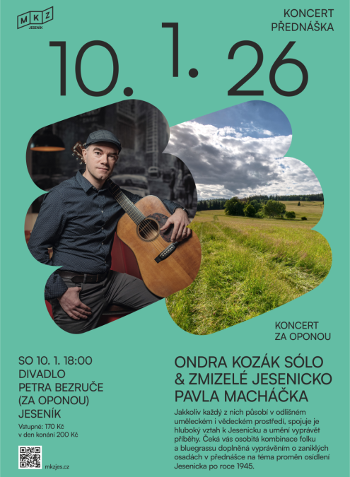 KONCERT ZA OPONOU: ONDRA KOZÁK SÓLO & ZMIZELÉ JESENICKO PAVLA MACHÁČKA