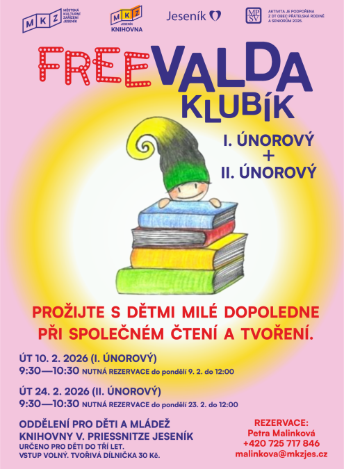 FREEVALDA KLUBÍK (I. únorový)