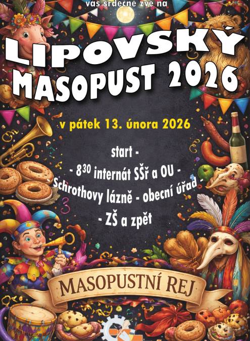 LIPOVSKÝ MASOPUST 2026