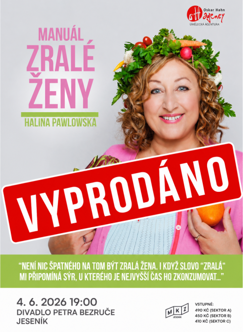 VYPRODÁNO: HALINA PAWLOWSKÁ: MANUÁL ZRALÉ ŽENY