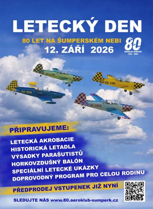 Letecký den - 80 let na šumperském nebi
