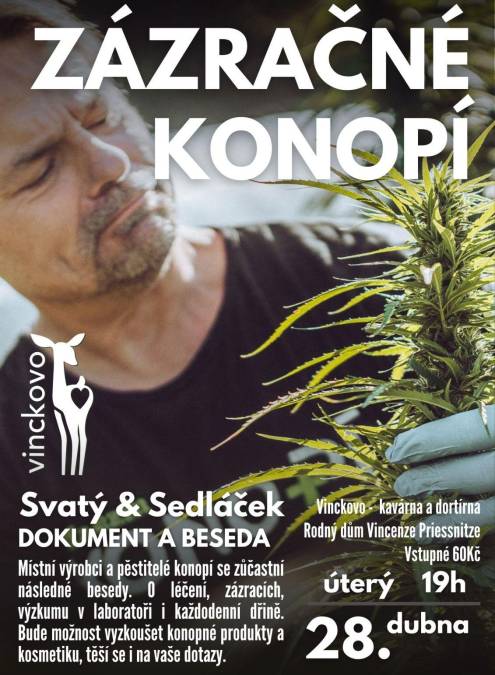 BESEDA O LÉČBĚ KONOPÍM SE SVATÝM SEDLÁČKEM