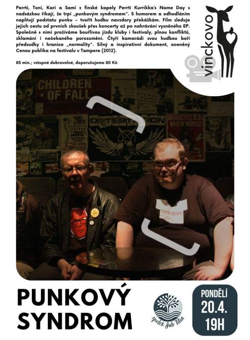 Promítání dokumentu - PUNKOVÝ SYNDROM