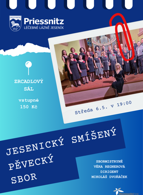 KONCERT JESENICKÉHO SMÍŠENÉHO PĚVECKÉHO SBORU