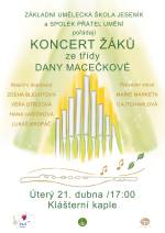 Koncert žáků ze třídy Dany Macečkové