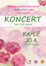 Koncert žáků ZUŠ Jeseník