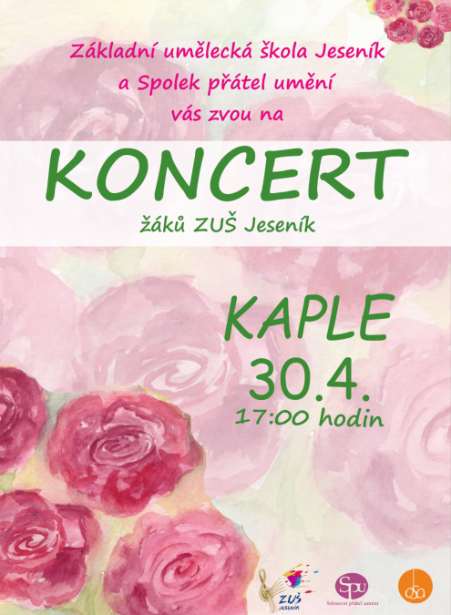 Koncert žáků ZUŠ Jeseník